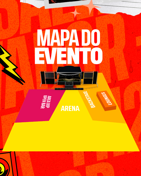Mapa do Evento - Arena layout